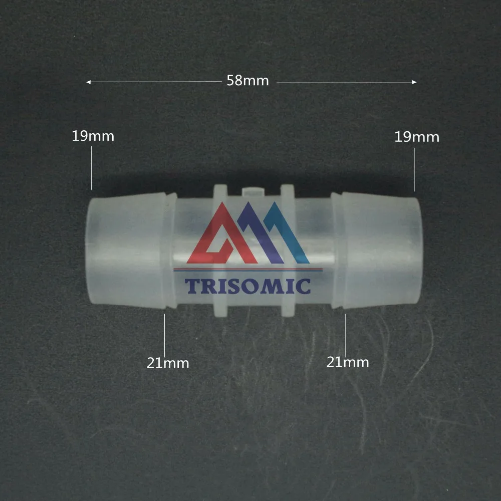 19mm Straight Connector Plastic Fitting Barbed Connector Material PP Hose PVC Tube Connection Joiner Fitting Aquarium Fish Tank