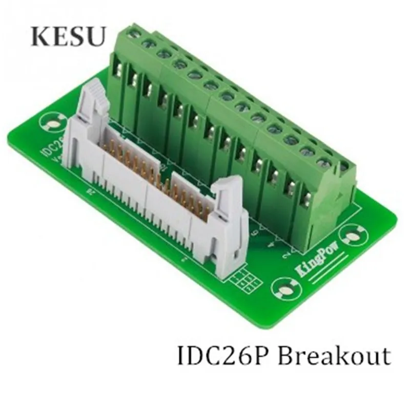 

Папа-Клеммная колодка IDC26P IDC 26Pin, коммутационная клемма PLC, релейные клеммы, монтажный разъем на DIN-рейку