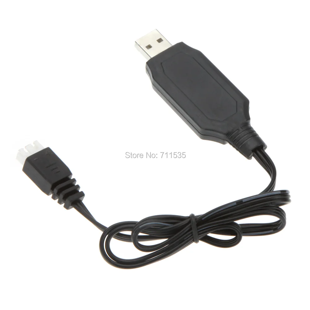 7.4V Lipo Battery USB Charger Cable For WLtoys V912 V913 V915 V262 V323 V333 V666 MJX F45 F49 F46 F39 T40C T23 RC Helicopter Toy