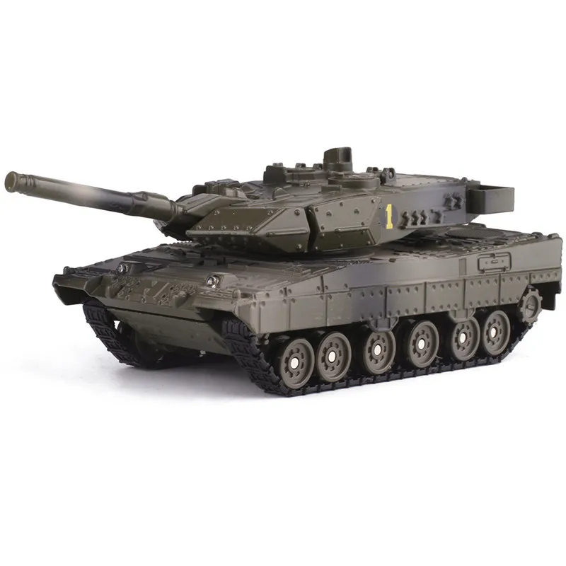 Toy Vehicle Military Tank Model with light and sound, Pull back 15CM Alloy tank model toys