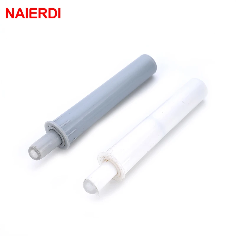 

5PCS NAIERDI Gray Cabinet Catches White Damper Buffers For Door Stop Kitchen Cupboard Quiet Drawer Soft Close Furniture Hardware