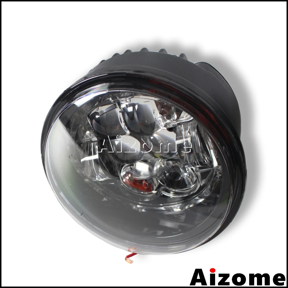 Scooter Head LED Lights 10-30V Daytime Running Lamp Motorcycle Waterproof High Low Headlamp Assembly for Primavera 150 125 50