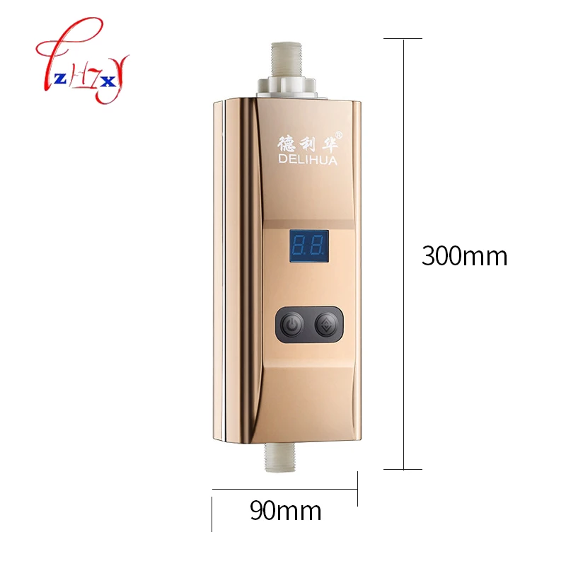 

home use instant tankless Electric water heater faucet shower bath Heater Bottom water flow inlet water Heater 1pc