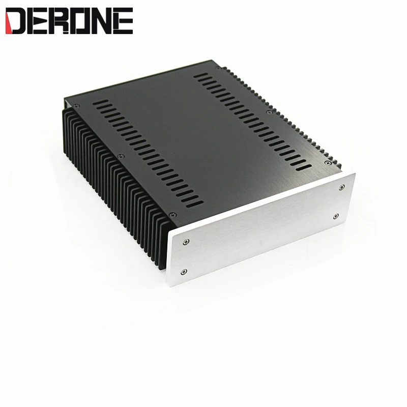 1 piece aluminum chassis power amplifier shell  case power box preamplifier encasement