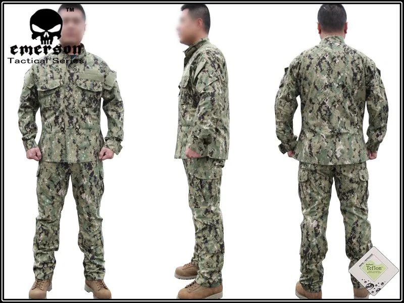 Emersongear-NWU Type III AOR2 Combat Tactical Bdu Uniform, EM6892