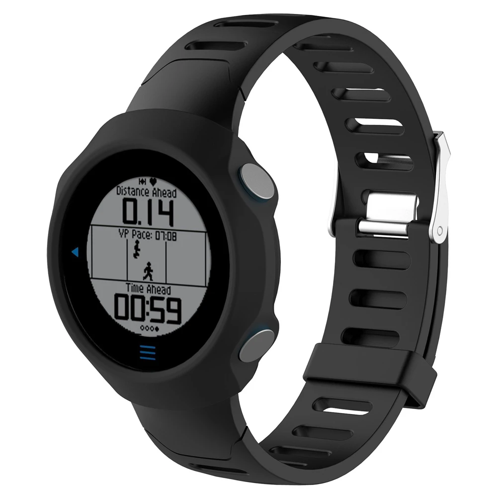 Bìa Bảo Vệ Dành Cho Garmin Forerunner 610 Đồng Hồ Thể Thao Dây Da Silicone Khung Bảo Vệ Ốp Lưng Garmin 610