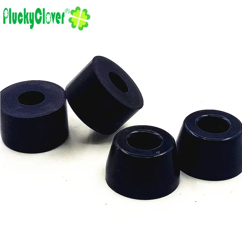 1set Skateboard Truck Kingpin PU Bushing Cone Bushing 85a Black Longboard Bridge Truck PU Cushioner Penny board PU High Rebound