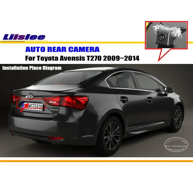 

Для Toyota Avensis T270 2009-2014 Автомобильная камера заднего вида резервная парковочная задняя Автомобильная HD фотокамера комплект аксессуаров