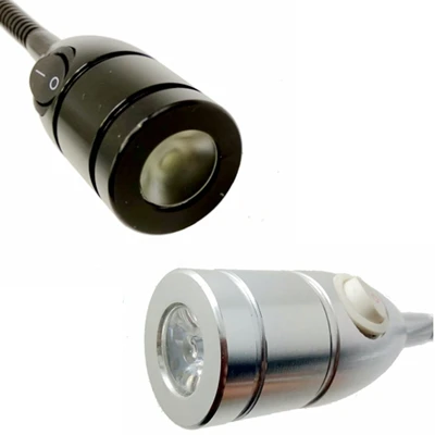 Brazo flexible de luz LED, 3W, 12V