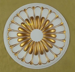 European Style Ceiling Rose Decoration Rosette PU Decorative Pendant Lamp Base Panel Chandelier Paterage Medallion Wall Moulding