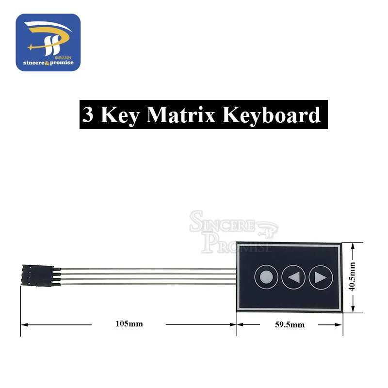 Variant: 3key matrix keyboard