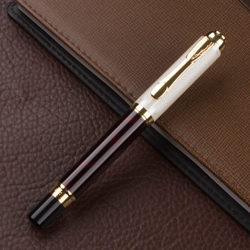 High Quality Fountain Pen Luxury 821 Full Metal Golden Clip Pens Writing Stationery Office School Supplies