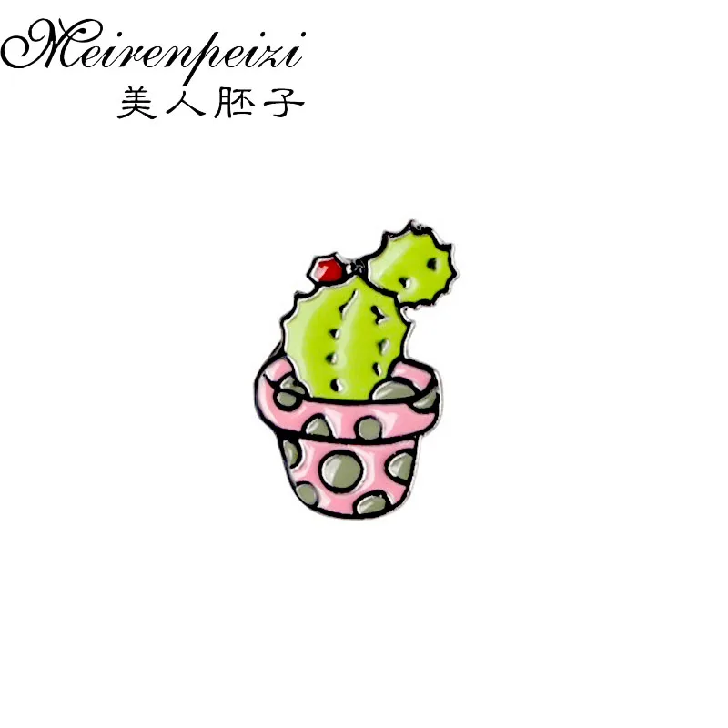 Новинка, брошь кактус, заколка для ювелирных изделий, кактус, завод ювелирных изделий, эмалированная заколка, брошь кактус es Pins, аксессуар для растительных лацканов