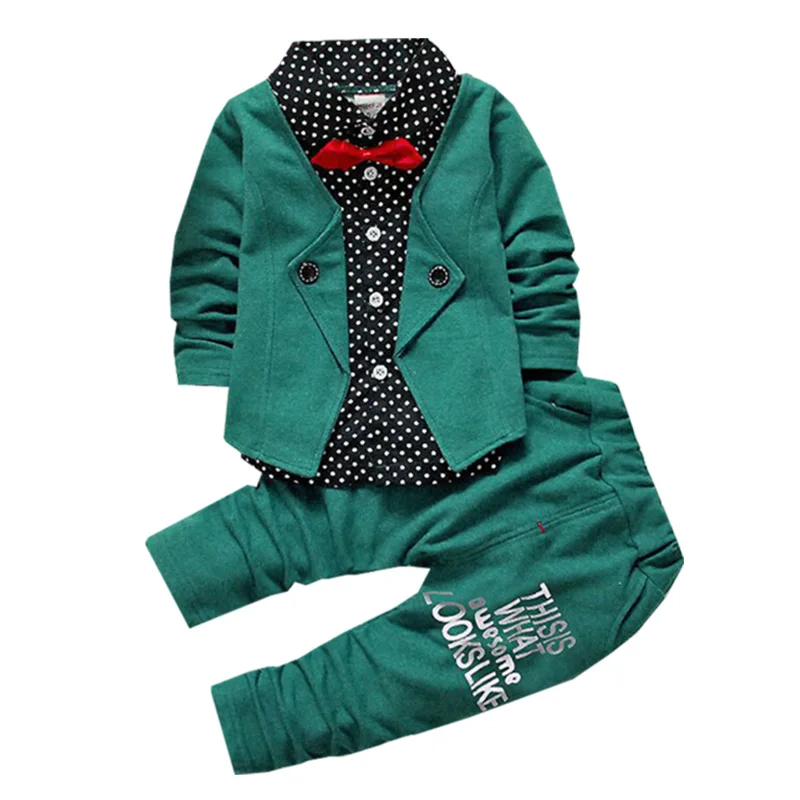 Clothing set for wedding flower boy top coat + pants deliver bow tie boys and girls 0-4 years old Beibei fashion Children\'s Wear