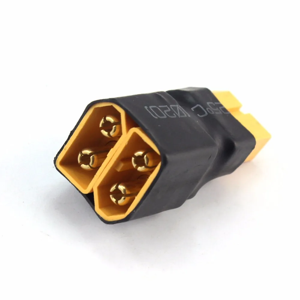 1 szt. NOWY adapter równoległy XT60 Konwerter Złącze Kabel Lipo Wiązka akumulatora Wtyczka Okablowanie RC Samolot FPV