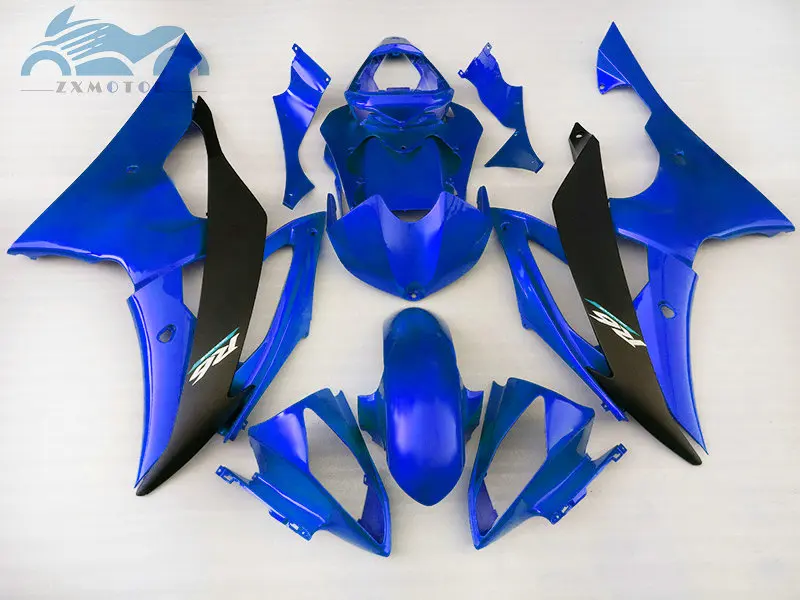 

High grade Injection fairing kit fit for YAMAHA R6 YZFR6 2008-2015 YZF R6 08-15 blue black fairings body repair kits HT19