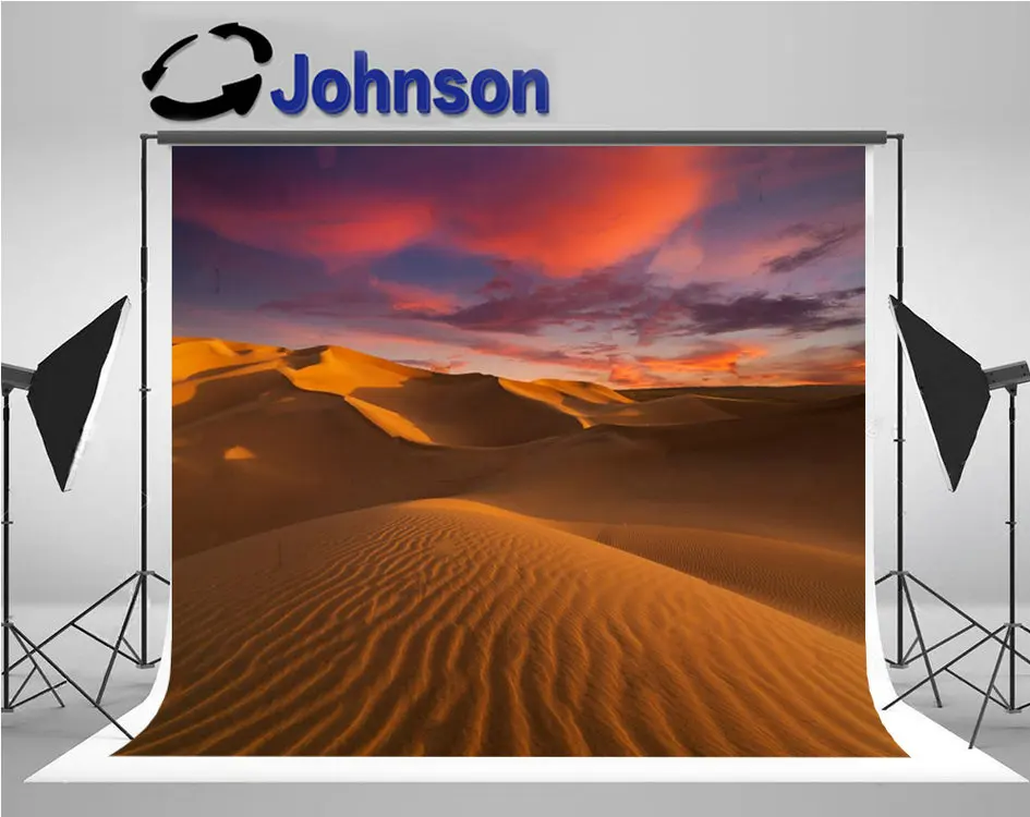 

sahara sand dunes sunset desert background High quality Computer print wall photo backdrop