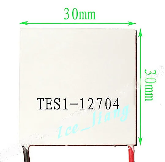 2PCS/LOT TEC1-12704  12V4A 30*30 12704 TEC 2PCS Thermoelectric Cooler Peltier  New of semiconductor refrigeration  FREE shipping