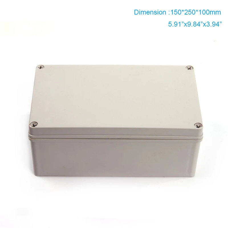 150*250*100mm waterproof plastic enclosure ip66 plastic enclosure box abs waterproof  switch box plastic waterproof enclosures