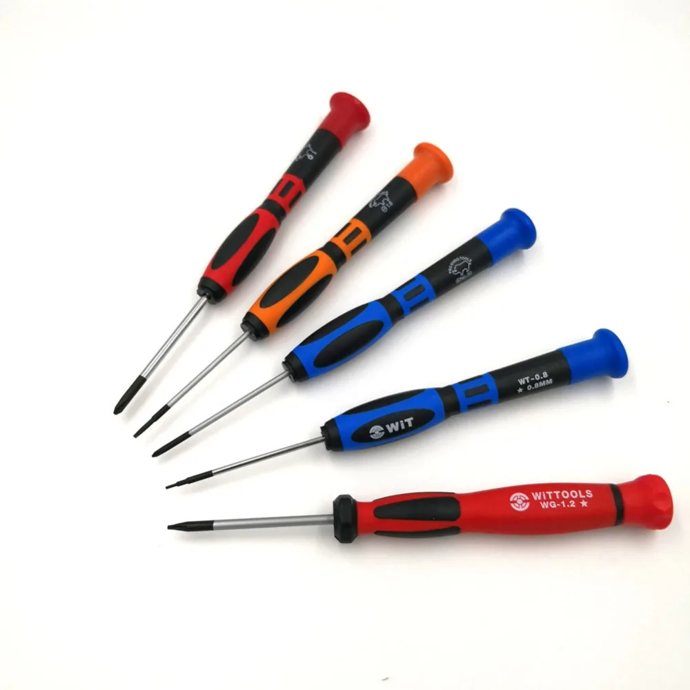 

A Set 5 pcs Japan High Carbon Steel Magnetic Precision Screwdriver For Disassemble Iphone, Ipad, Apple Laptop Repair Tools Kit