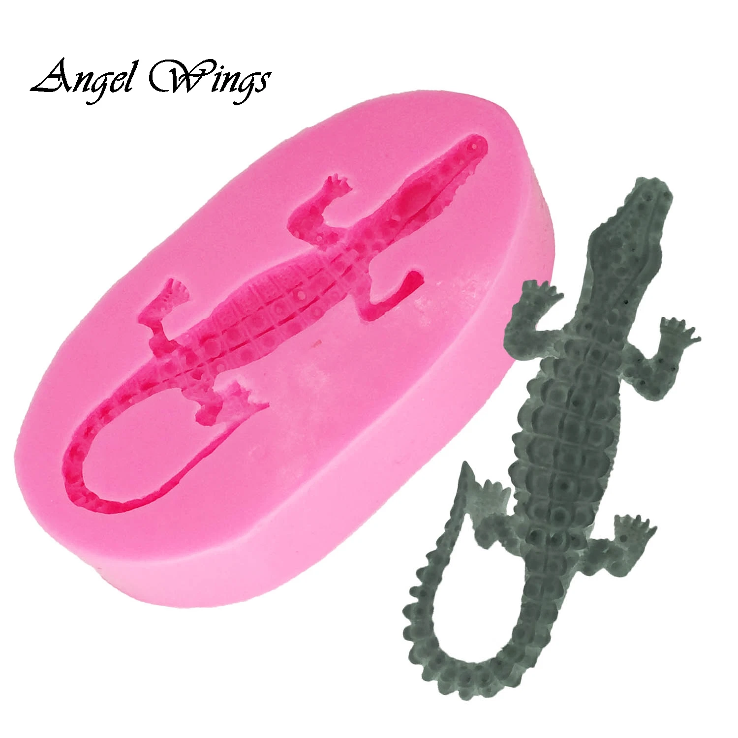 

DIY gecko shape Silicone Molds snake Fondant Cake Decorating Tools Gumpaste Chocolate Cupcake Candy Clay Moulds DY0027