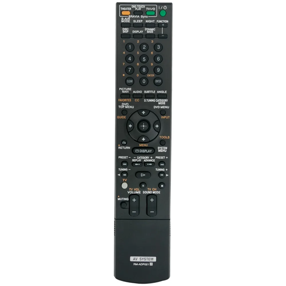 

New RM-ADP021 Replaced Remote Control fit for Sony DVD DAV-HDX975WF DAV-HDX678WF DAV-HDX578W