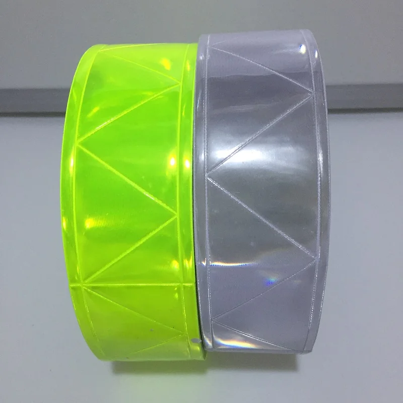 5CM * 5M PVC Reflektierende Warnband Sicherheit Kleidung Zubehör PVC Streifen Nähen Für Kleidungsstück – Detail 4