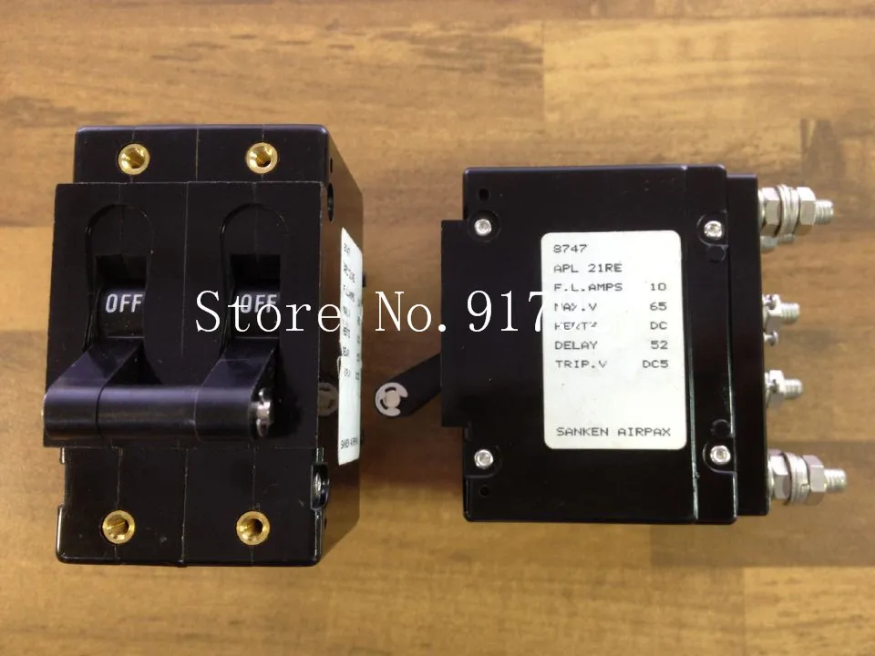 [ZOB] New American AIRPAX Ebers 21RE circuit breaker 2P10A equipment with remote NO NC