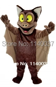 

MASCOT Brown Bat Mascot Costume Cartoon Character carnival costume fancy Costume party