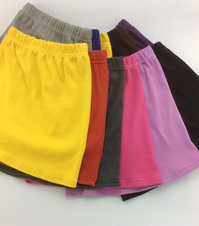 Spring and Summer Candy Colors Casual Mini Girls Skirts  little girl package hip skirt Kids skirts for girls