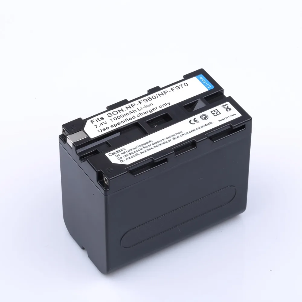 1 قطعة 7000mAh NP-F960 NP F970 F960 قابلة للشحن بطارية الكاميرا + سريعة السريع شاحن أجهزة سوني MVC-FD90 MVC-FD91 MVC-FD92 HVR-HD1000