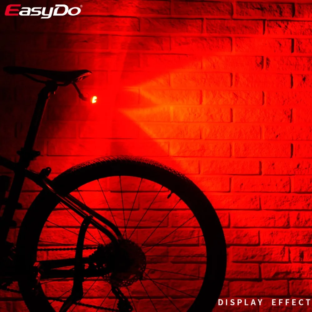 EasyDo Rear Tail Light Cycling Bike Light Super Bright 700mAh 35hrs 50 LEDs with 3 fixed ways Bicycle Accessories EL-2104