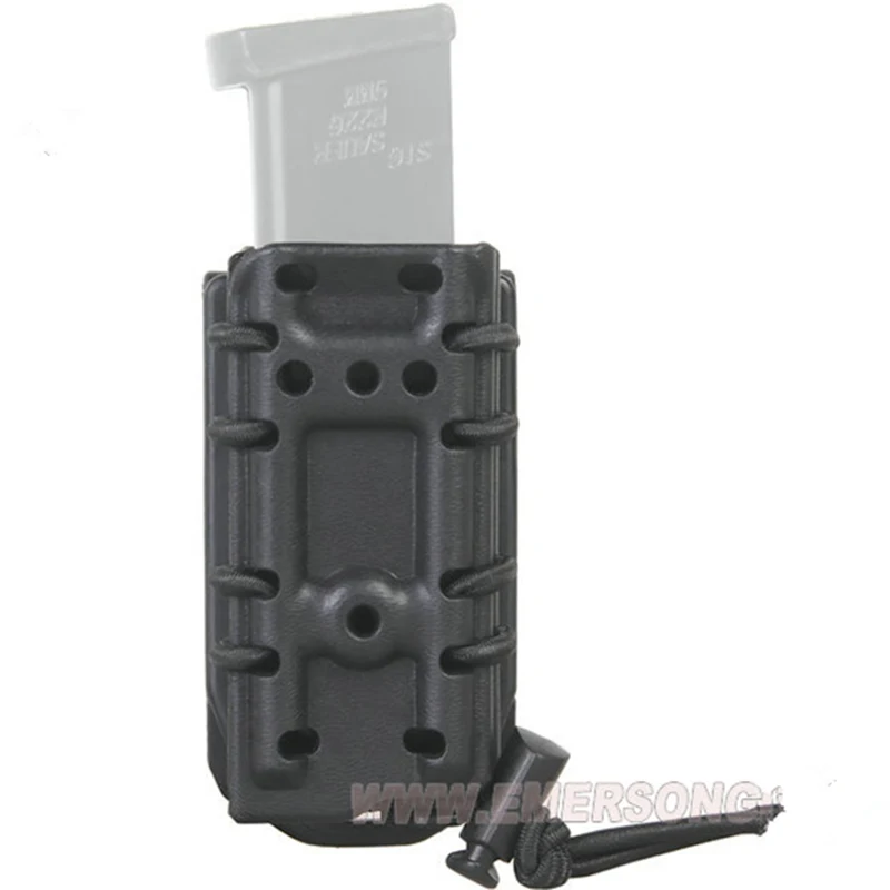 NEW  EmersonGear Wargame Paintball RIFLE Mag Quick Module Single Pouch Carrier 9MM For Molle   Tactical Magazine Bag