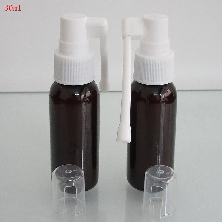 5 cái/lốc 30 ML Bơm Lại Mũi Chai, Bằng Miệng Y Học Chai Phun Sương, chai PET nhựa cho hầu hết các Chất Lỏng, Mỹ Phẩm Make up Chai