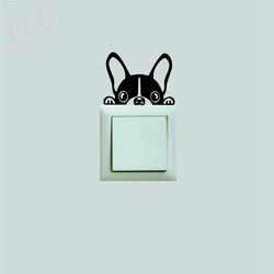 French BULLDOG Light Switch Sticker , Pegatina Sticker BULLDOG FRANCES Vinilo Wall Decal