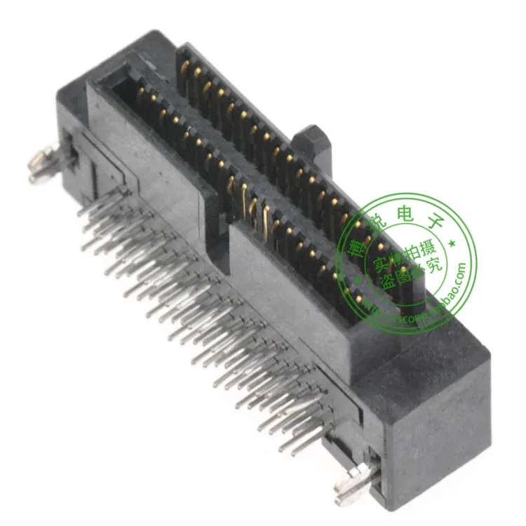 AMP TYCO CHAMP connector spacing 1.0MM 60POS curved legs Model: 11201-6