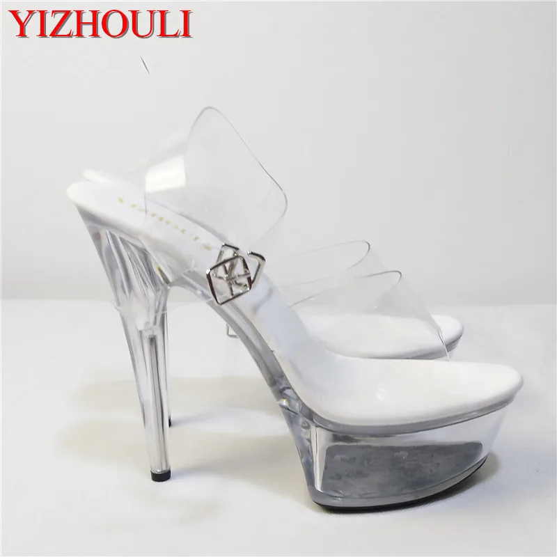 

Hot stage sandals 15cm high nightclub sexy package with wristbands for women's shoes in Europe and the nightclub Dance Shoes