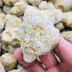 Geodo de ágata Natural sin abrir, piedra de cristal de ágata de roca, espécimen de enseñanza