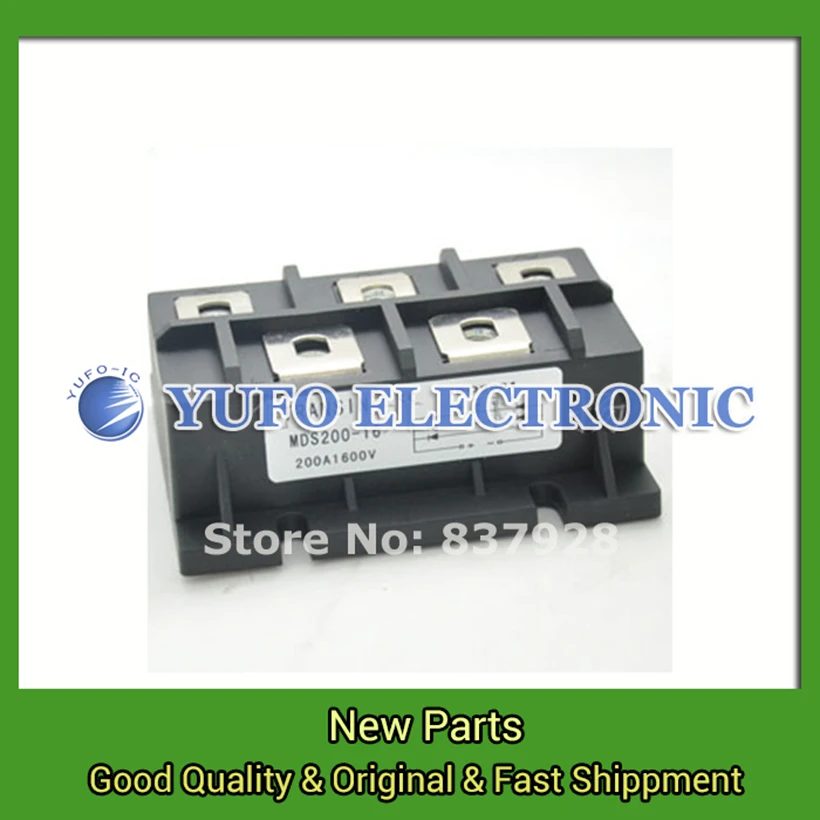

Free Shipping 1PCS MDS200-16 MDS200-12 three-phase Bridge Module