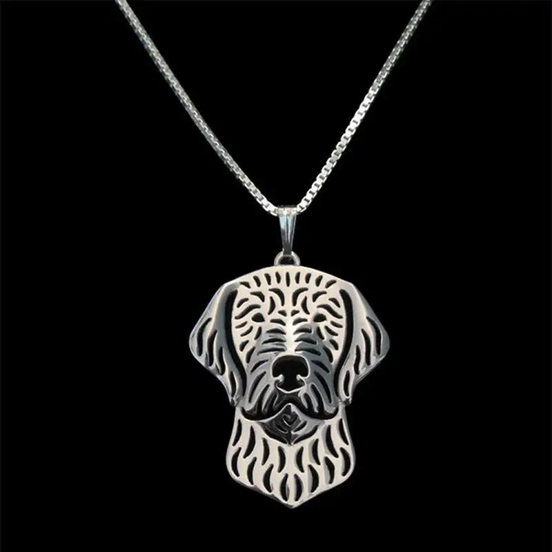 Women Pet Necklaces Women's Wirehaired Vizsla Jewelry Dog Shaped Necklaces