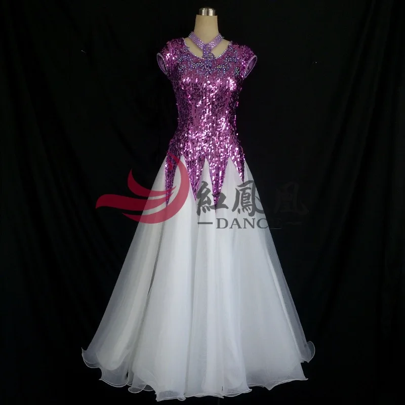 

High-end International Standard Ballroom Smooth Dance Competition Dress, /Ballroom Standard Tango Waltz Dance Dress