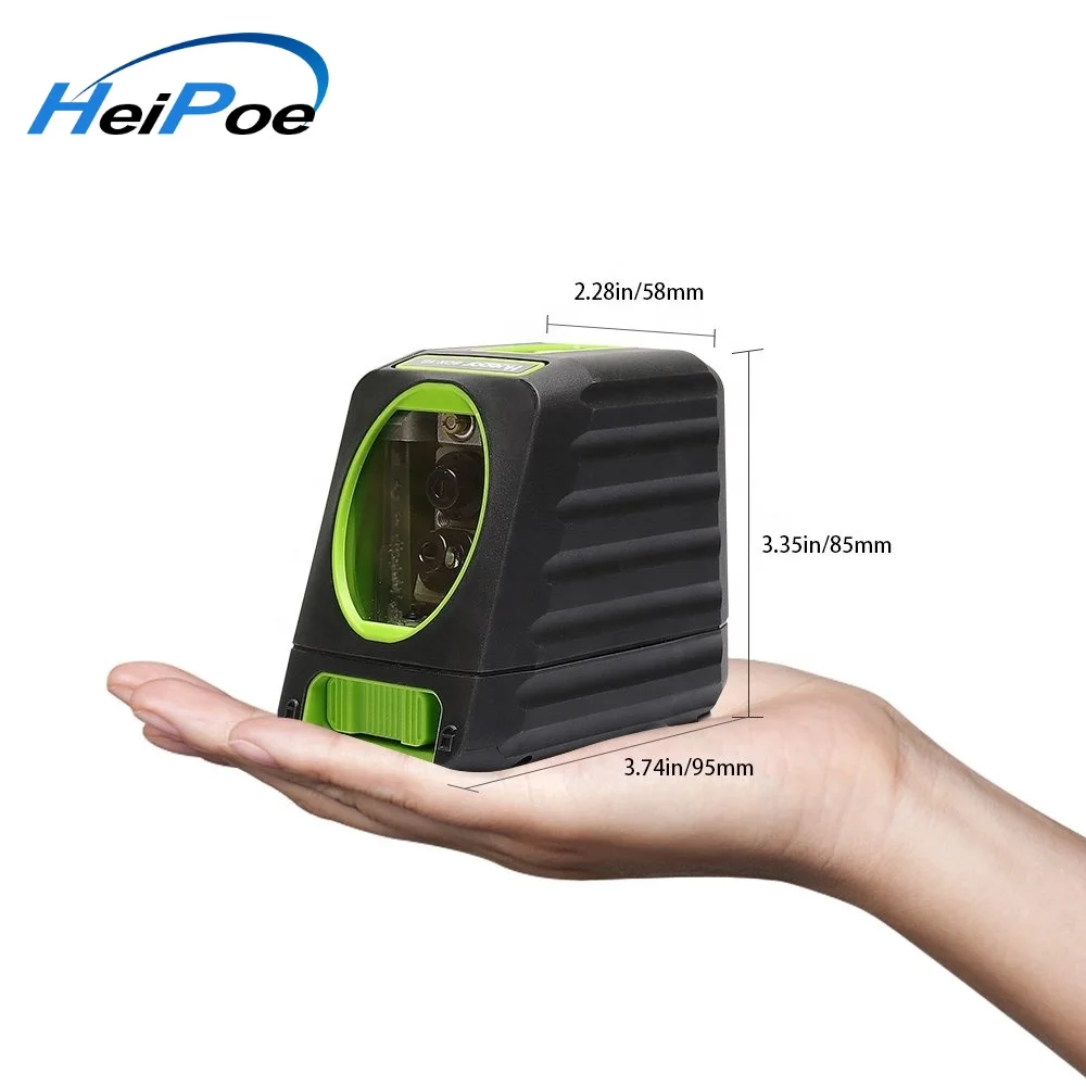 Hot Selling 2 line Cross Line Green Laser Level BOX-1G  green Beam Self leveling Laser Level