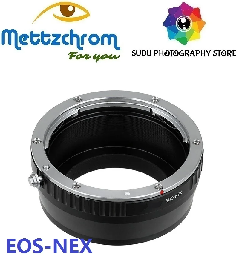 Mettzchrom for EOS-NEX Lens Adapter EOS lens to Sony E mount Lens A7 A7R NEX5 A6300 A5000 A6000