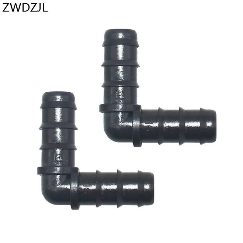 5Pcs Garden Hose 16mm Elbow Barb 1/2 Knee 90 Degrees Elbow Hose Repair Connection Adapter Irrigation System Fittings