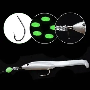 خطاف صيد فولاذي كربوني عالي الجودة ، 5 خطافات / كيس ، طعم منخفض ، إغراء ، صيد بحري ، 5 خطافات / حقيبة ، رقم 1/0 الأكثر مبيعا 8 عامل باس 5 سلاسل - No3