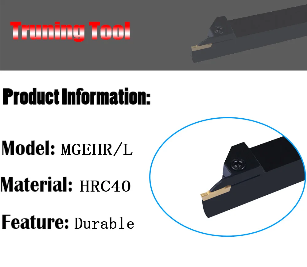 MGEHR1616-2 MGEHR1616-3 MGEHR2020-2 MGEHR2020-3 Externe Nuten Werkzeug Halter CNC Drehmaschine Werkzeug Halter Für CNC Maschine – Detail 1