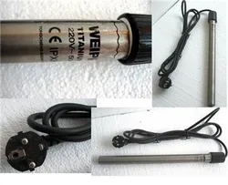 Weipro Titanium Heater 1000W Watt CE Certified IPX8 Waterproof Heater for Outdoor Camping And Emergency Use