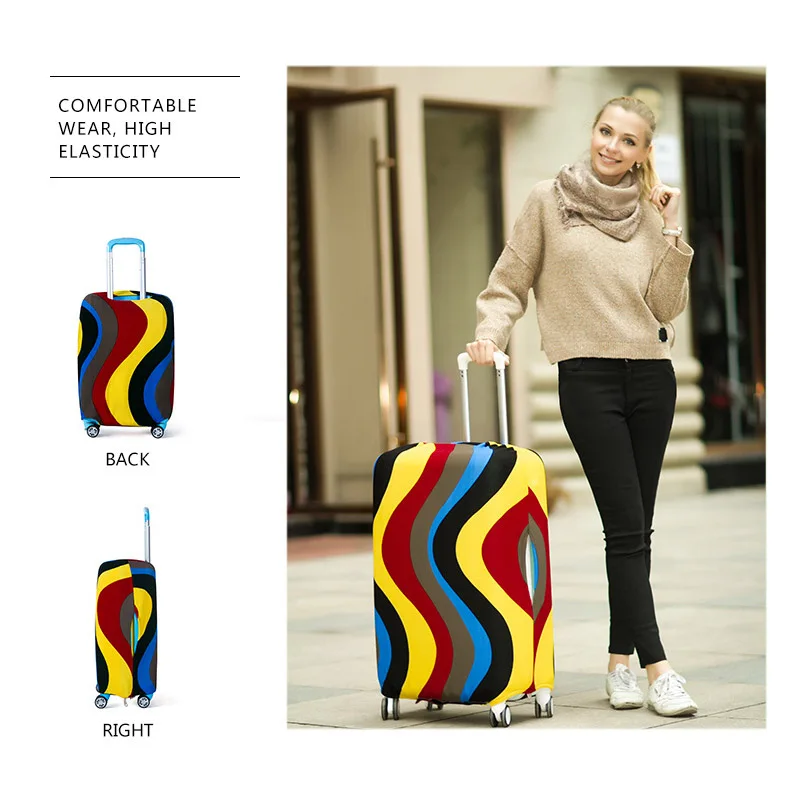 Luggage Protective Covers Elastic Trolley Travel Suitcase Bags Cases For 18 to 30 Inches Accessories Travel Products