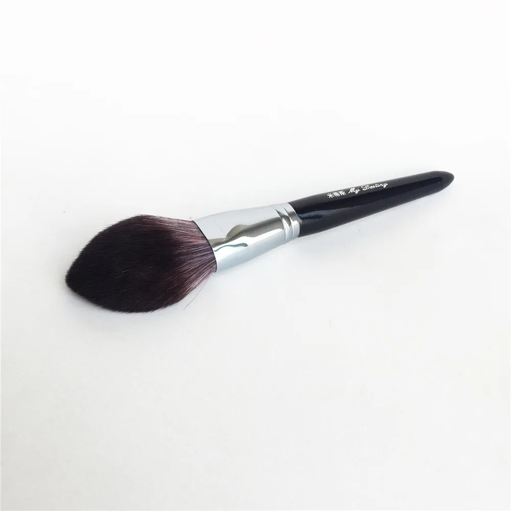 My Destiny 002 Precision Powder Brush - Very Soft Hair Flat Tapered Powder Blush Brush - Beauty Makeup Brush Blender Tool