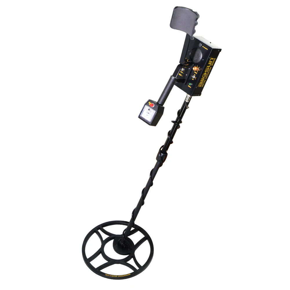 ALLOSUN TS130 Metal Detector Underground with iron box Gold Metal Detector Treasure Hunter